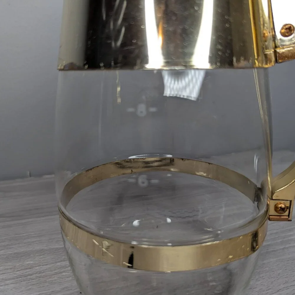 Vintage Silex Duette Coffee Tea Serving Carafe Mid Century Modern